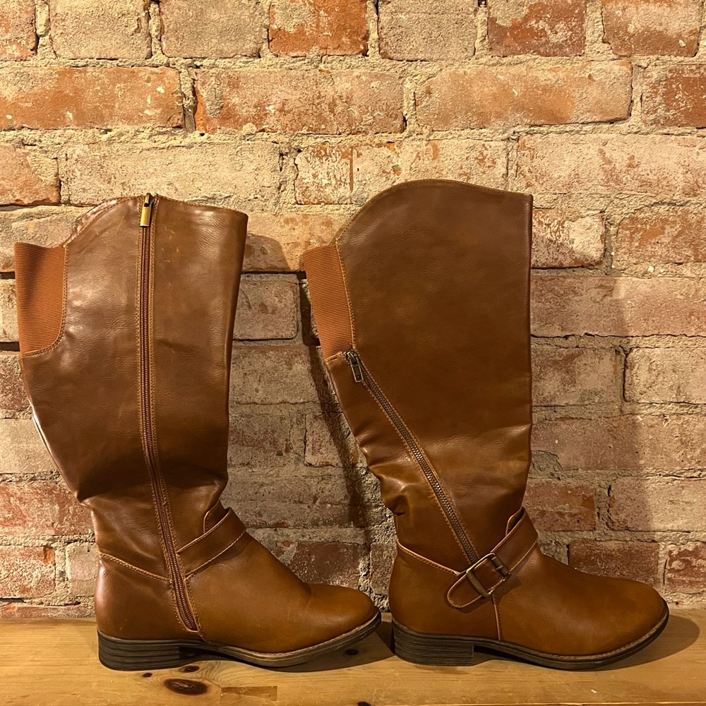 Tan Riding Boots